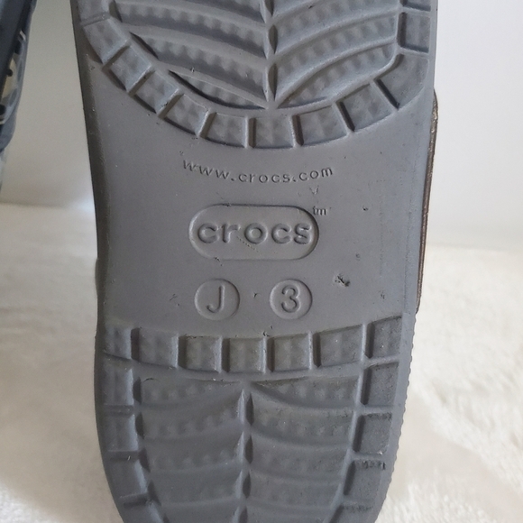 CROCS Funlab Monster Truck LED Light Gray Slip On Clogs Size Jr 3 - Picture 16 of 16